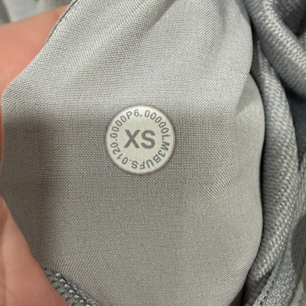 Lululemon City Sweat Crewneck Pullover Heathered Gray‎ Side Zip Mens XS